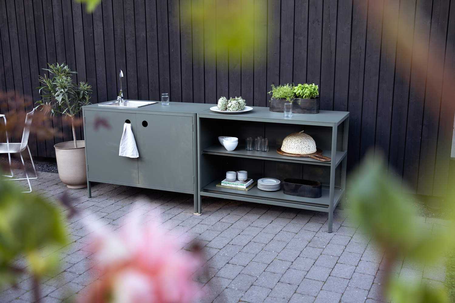 Kelia outdoor Kitchen Nordic Green