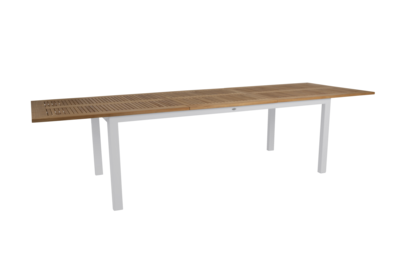 Lyon dining table Light Grey/Teak