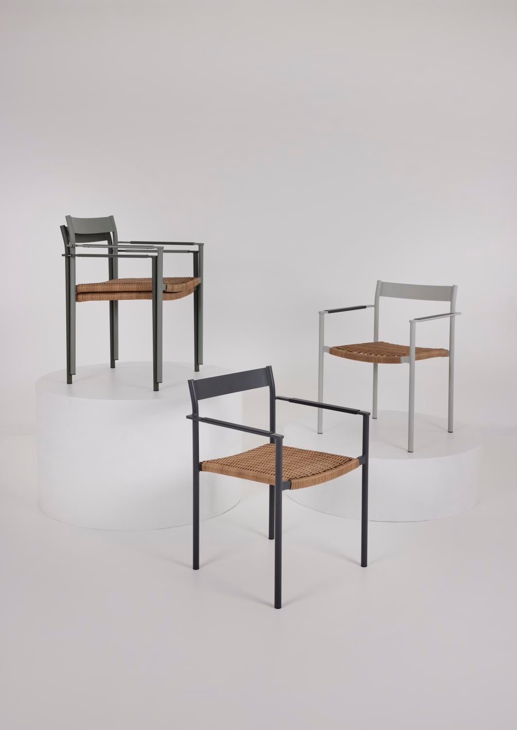 DK dining chair Anthracite/Natur