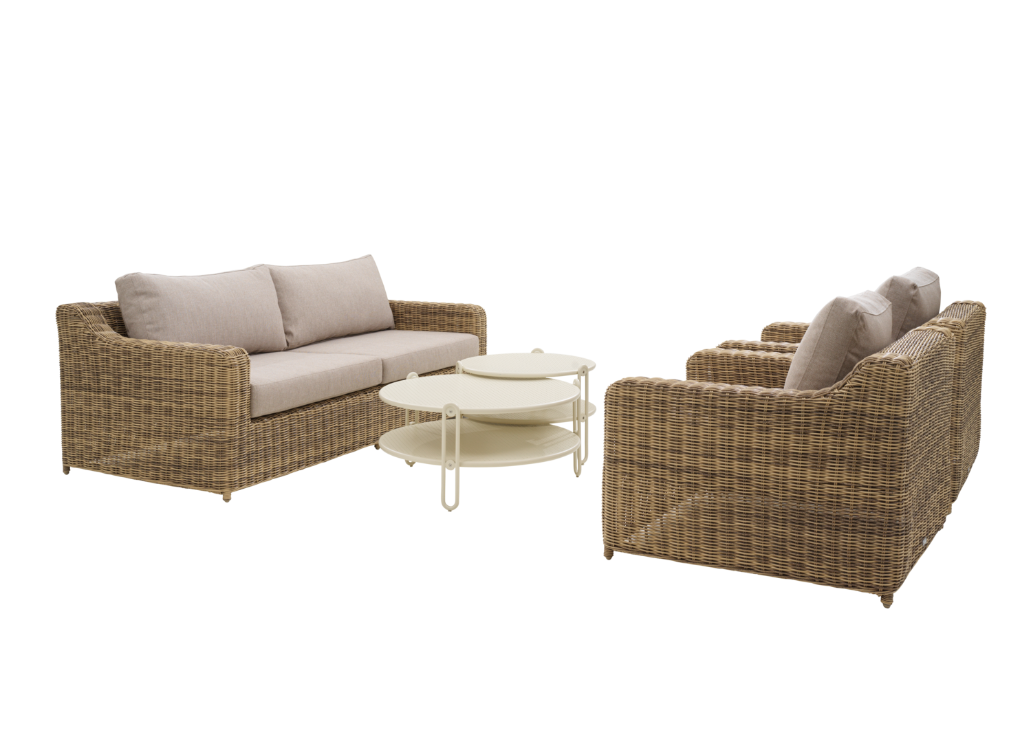 Glendon 2,5-seater sofa Rustic/Beige