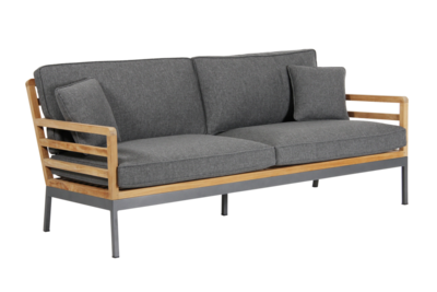 Zalongo 3-seater sofa Natural colored/grey