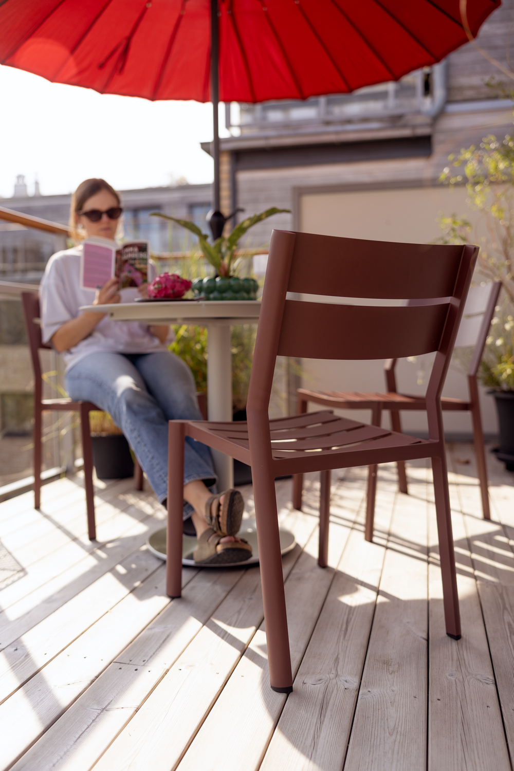 Peace café table Light Grey