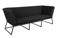 Vence 3-seater sofa Black