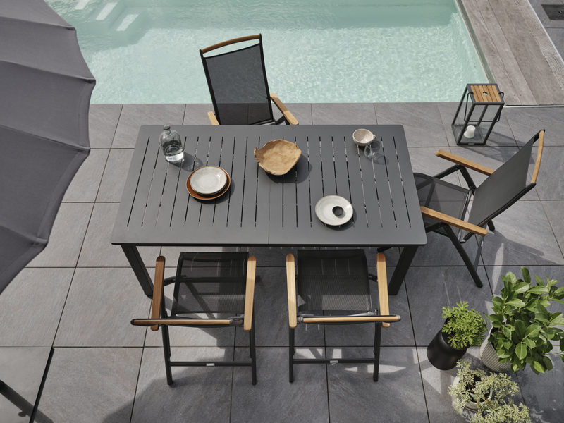 Lomma dining table Anthracite