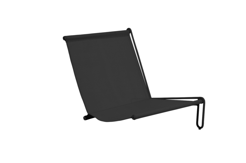 Blixt seat part Black/Sky grey