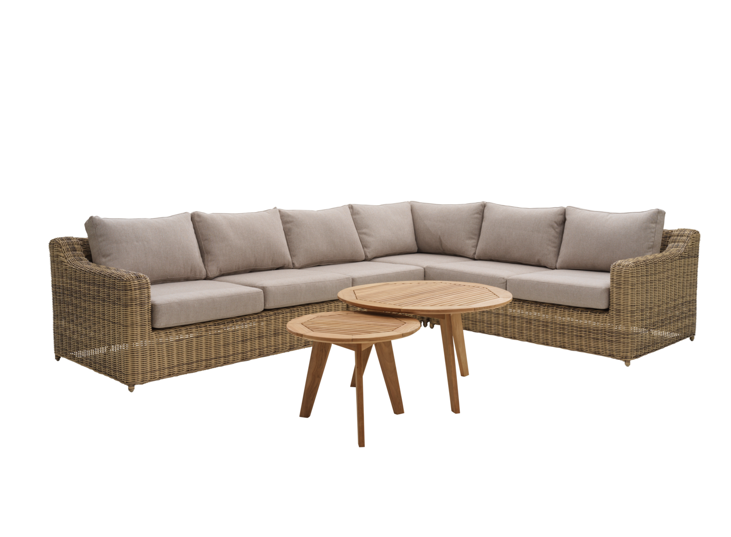 Glendon corner Rustic/Beige