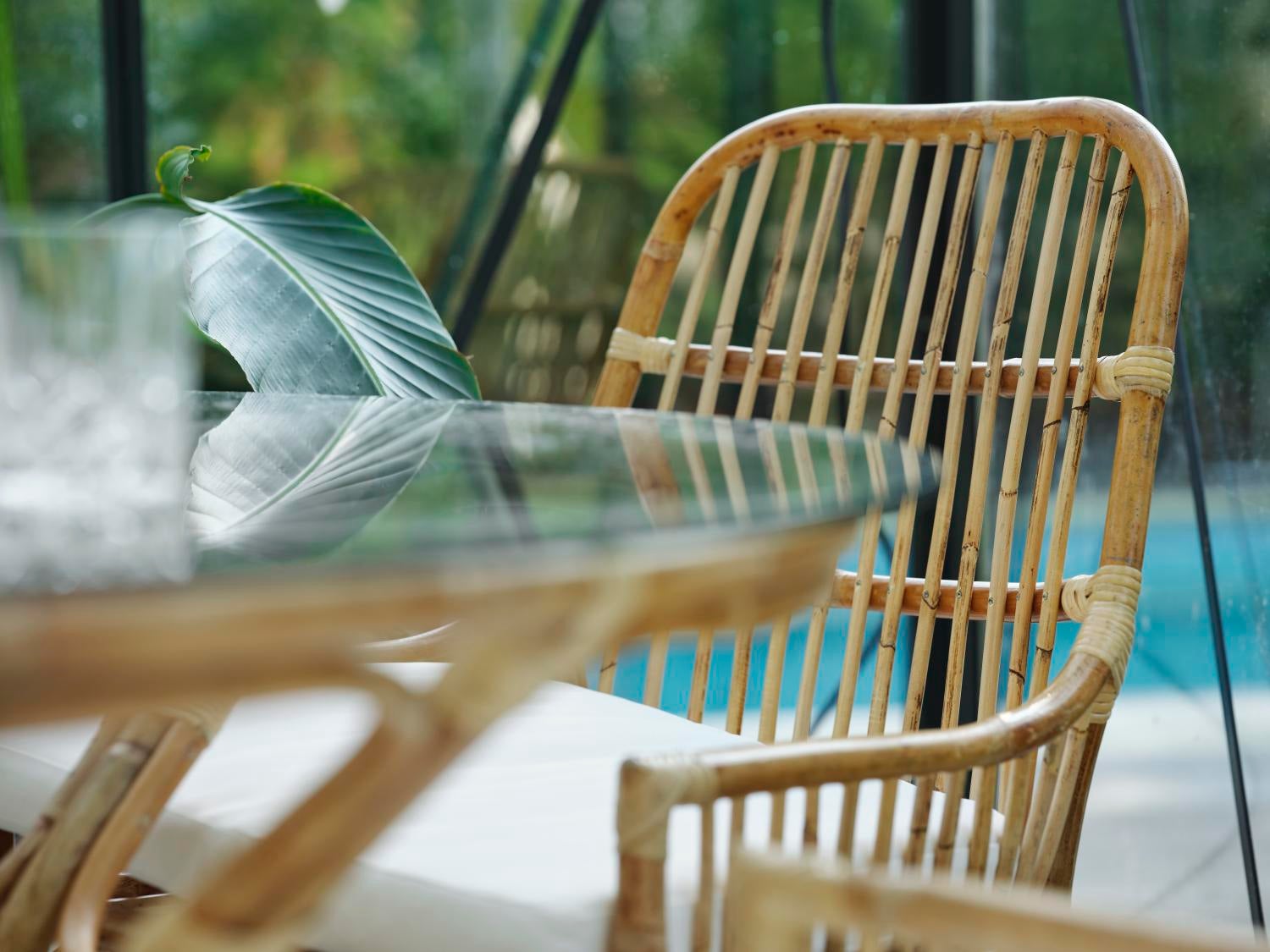 Vallda dining chair Natural colored/white