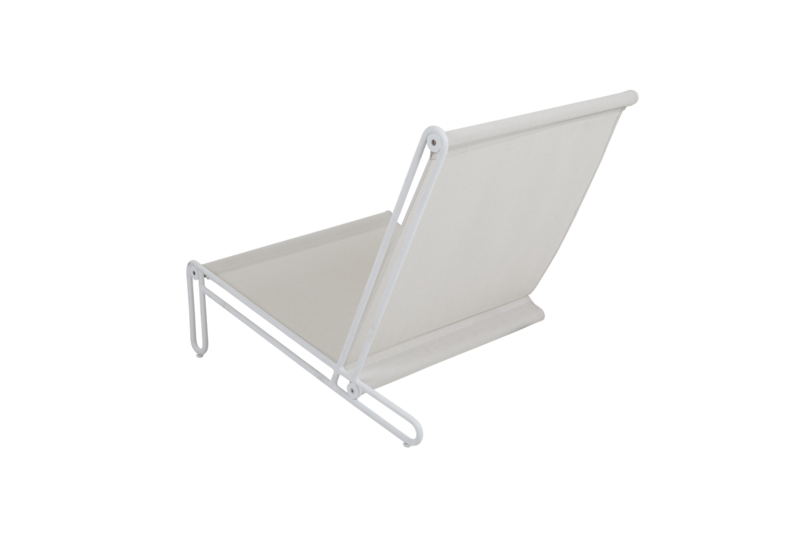 Blixt seat part White/Cley beige