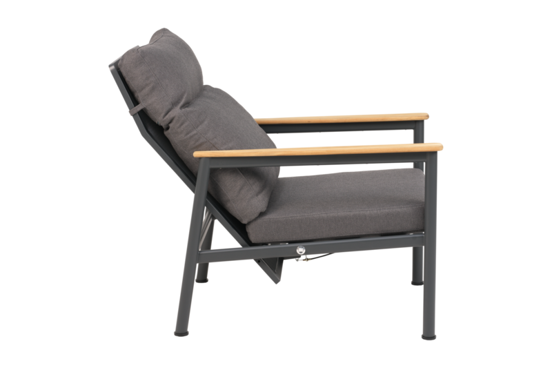 Gordon armchair Anthracite/Soft Dawn