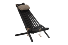Ribbon recliner Black
