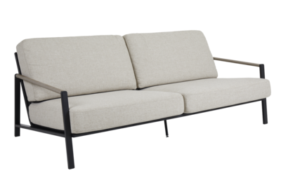 Lyra 2,5-seater sofa Black/Sand