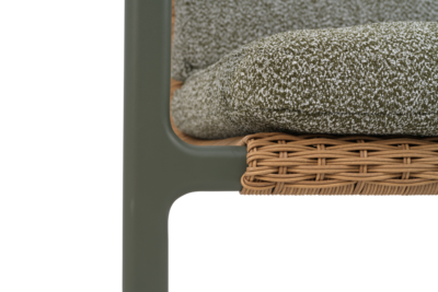 Motty armchair Nordic Green/Teddy Verde