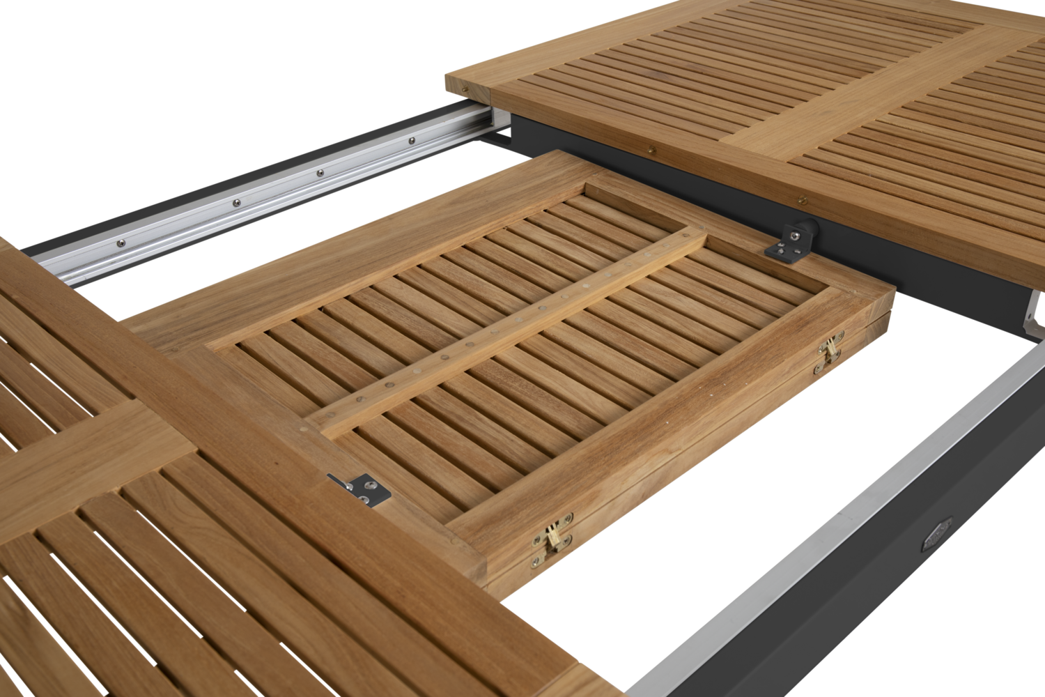 Lyon dining table Black/teak