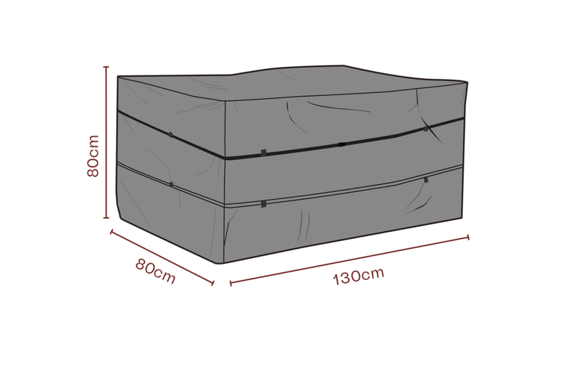 Furniture cover cushion box Black