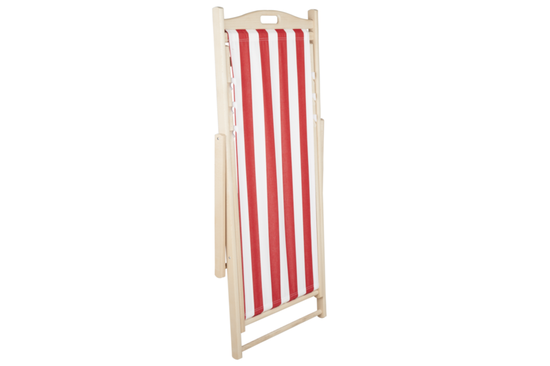 Dingla beach chair Natural/Red-White