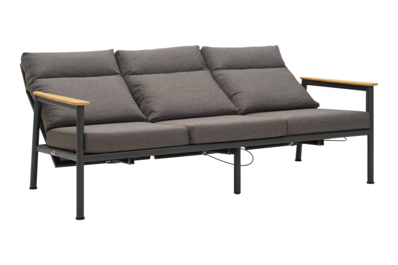 Gordon 3-seater sofa Anthracite/Soft Dawn