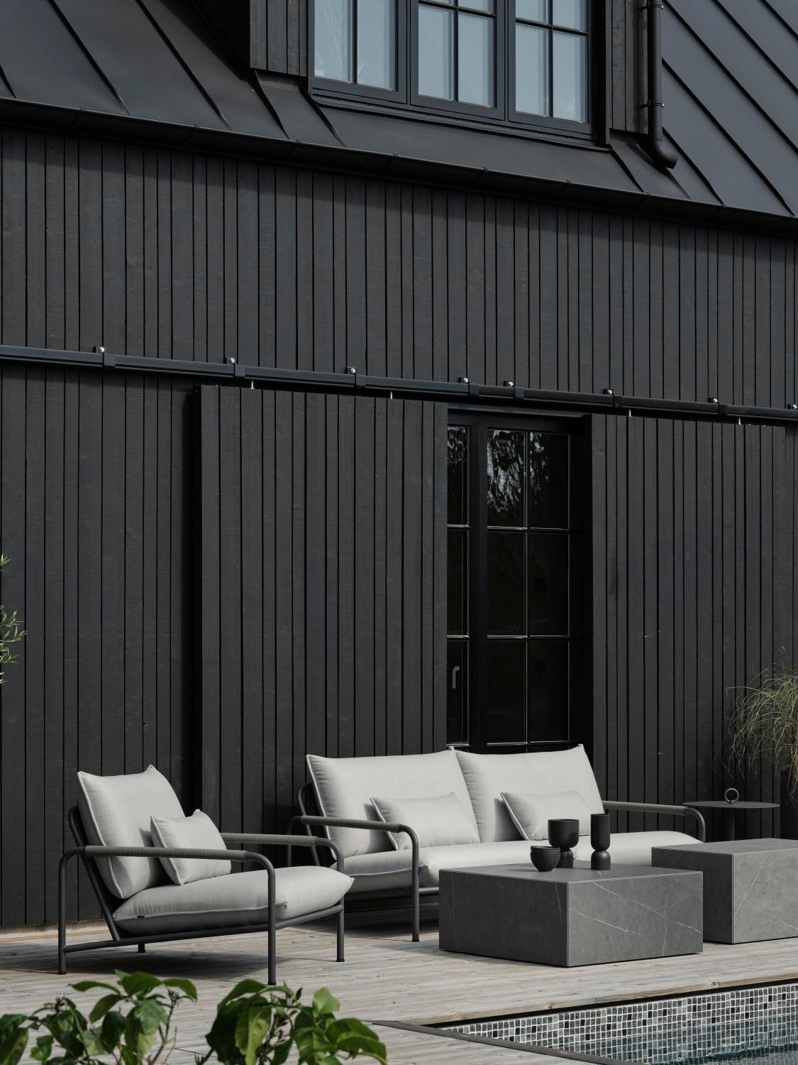 Lerberget 2,5-seater sofa Anthracite/ash