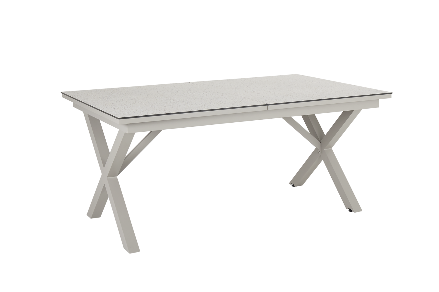 Hillmond dining table Khaki/Terrazzo