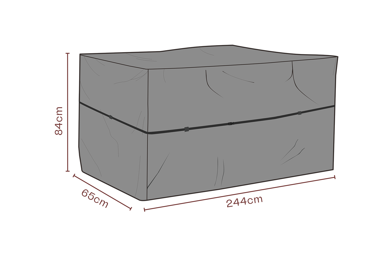 Furniture cover outdoor Kitchen Black - Breathable