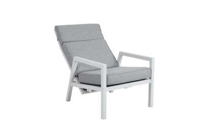 Belfort position armchair White/Pearl grey