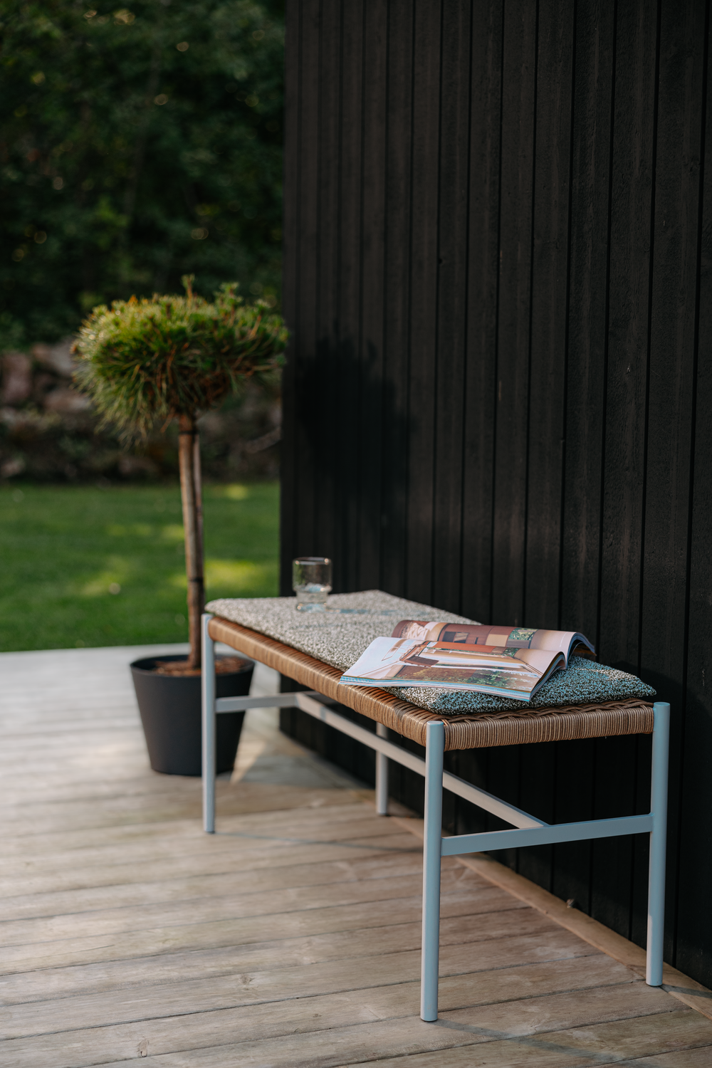 DK bench Light Grey/Natur