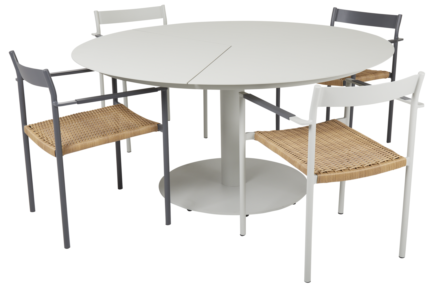 DK dining chair Anthracite/Natur