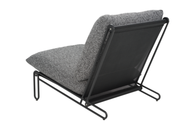 Blixt lounge chair Black/Teddy Ant