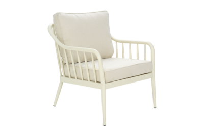Coleville armchair Pearl White/Dot Beige