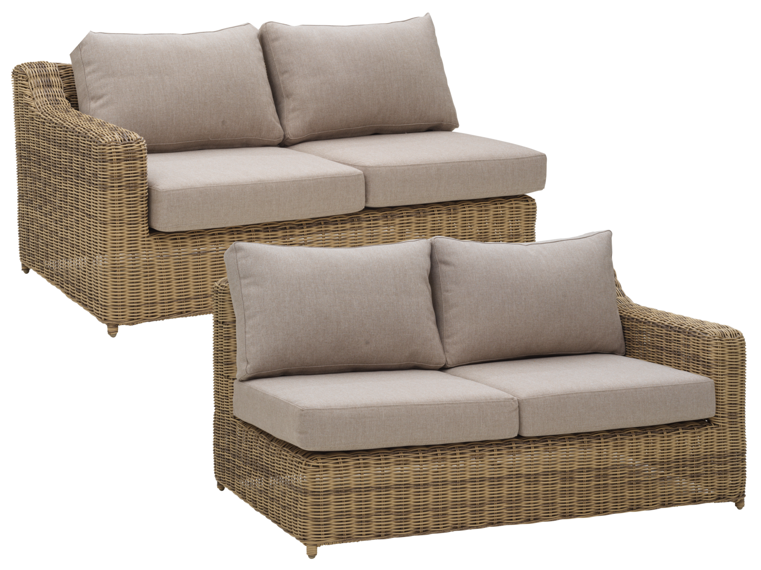 Glendon end piece Rustic/Beige