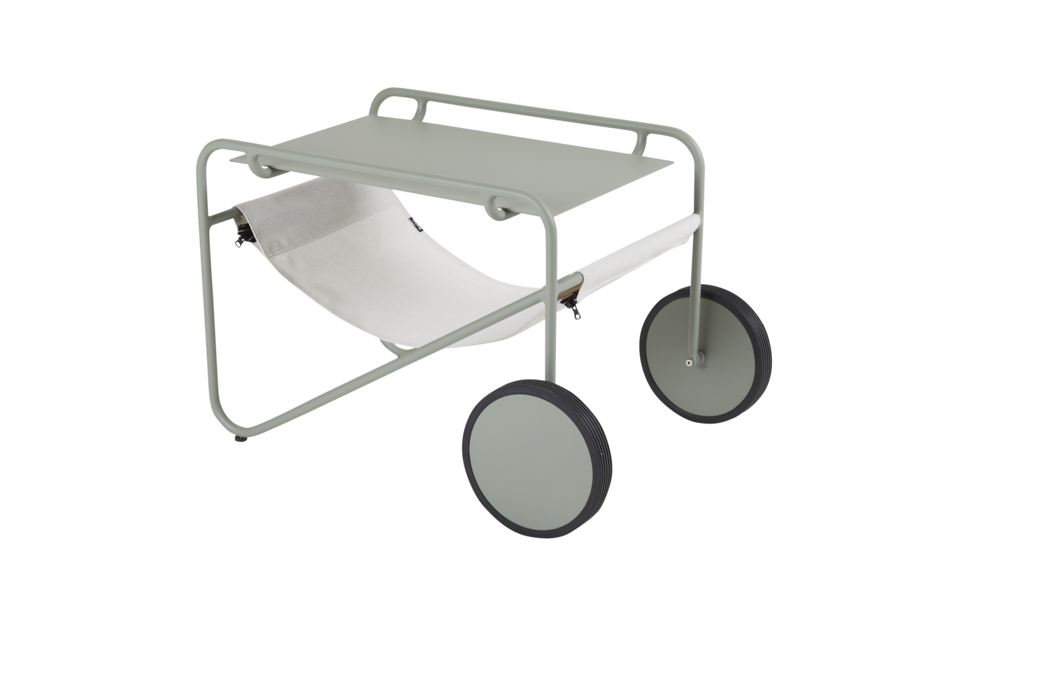 Poul Table side table Dusty green/Off-white