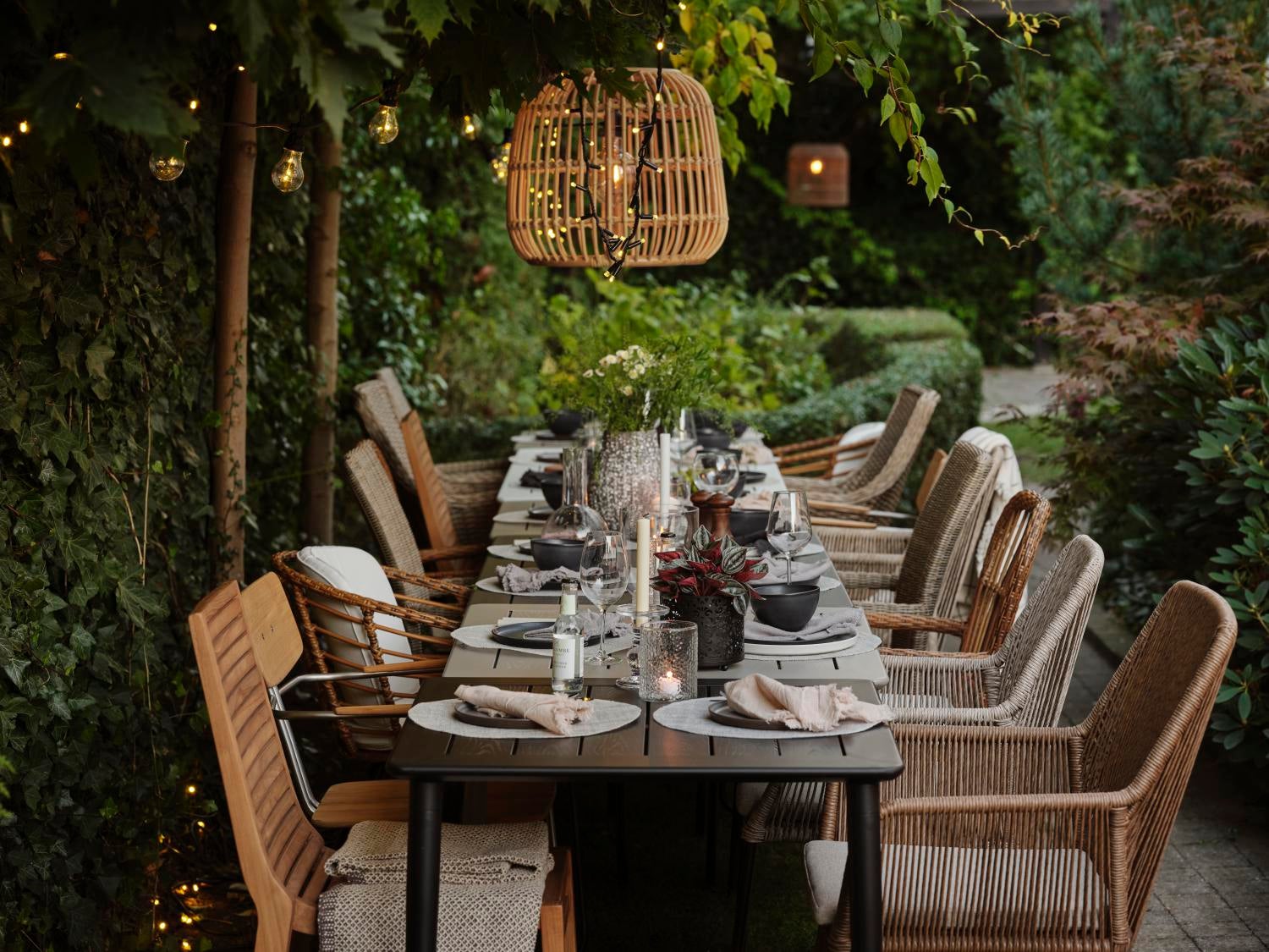 Covelo dining chair Natural colored/white