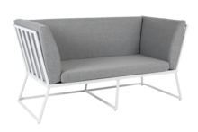 Vence 2-seater sofa White