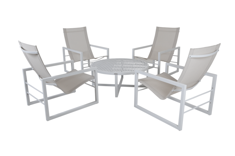 Vevi armchair White/white