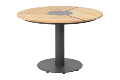 Peace Wood dining table Anthracite/Teak