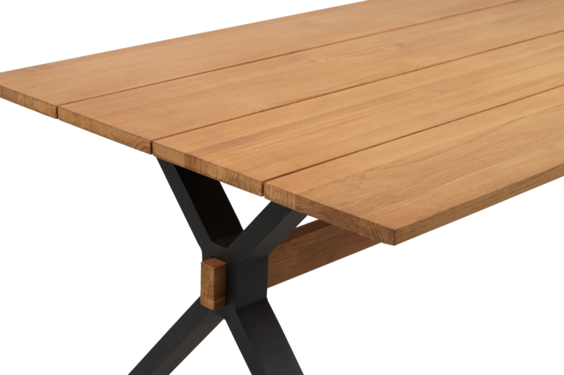 Mark dining table Black/teak