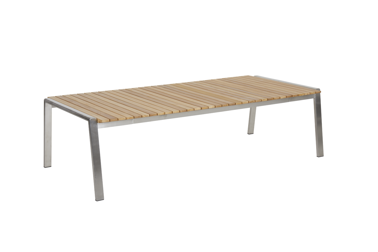 Naos coffee table Stainless steel/teak