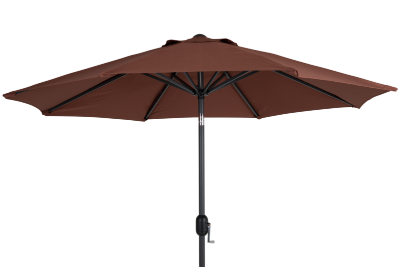 Cambre parasol Anthracite/Burnt paprika