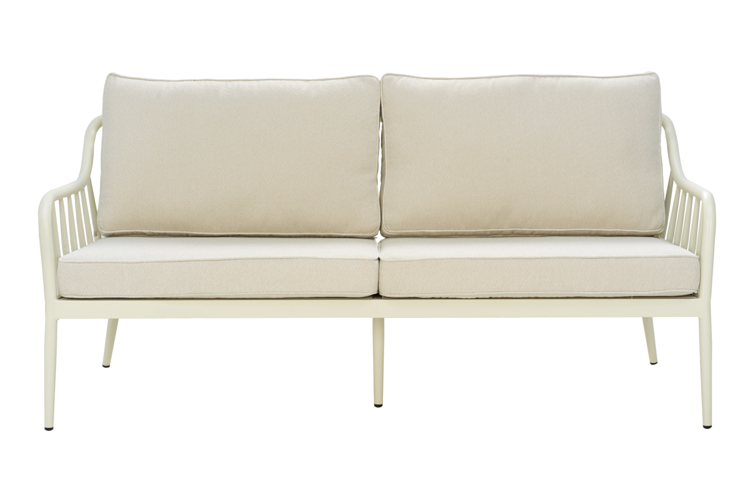 Coleville 2,5-seater sofa Pearl White/Dot Beige