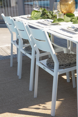 Delia dining chair White