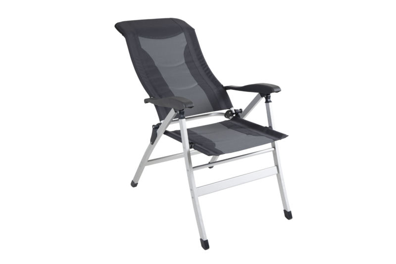 Tajo camping chair Silver/grey