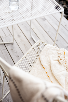 Haru dining chair Pearl white