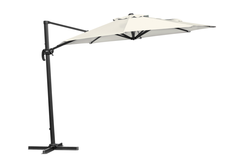 Linz hanging parasol Anthracite/khaki