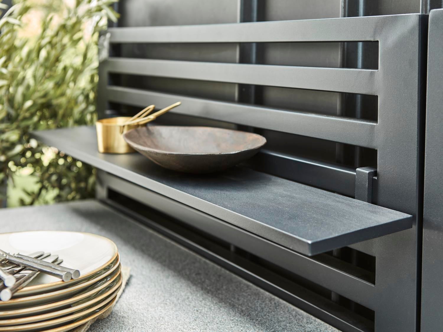 Bellac outdoor Kitchen Black/grey