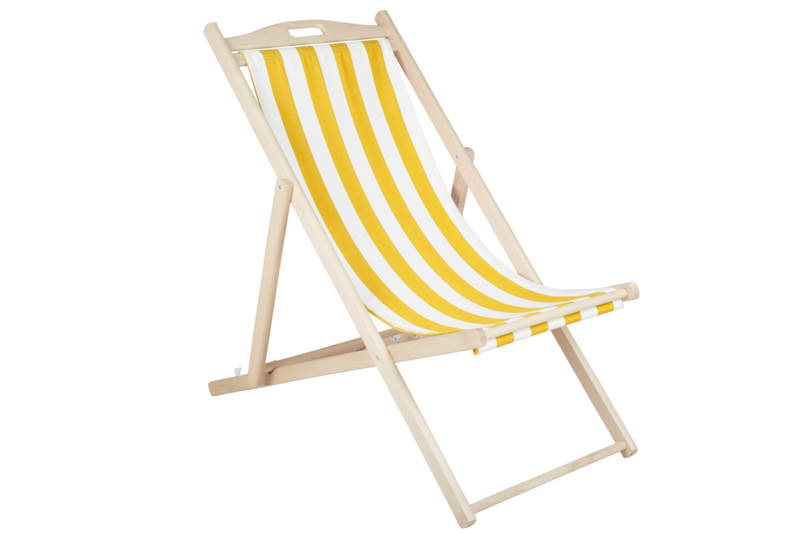 Dingla beach chair Natural/Yellow-White
