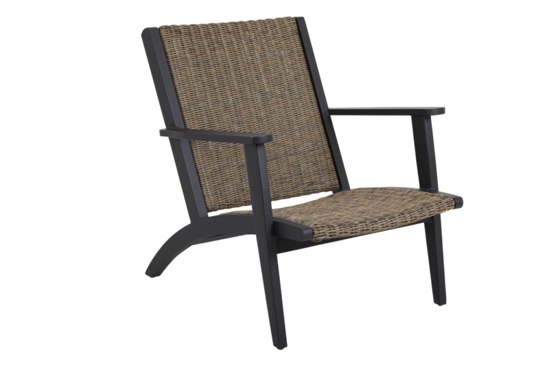 Kira lounge chair Black