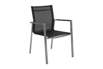 Naos dining chair Natural colored/grey