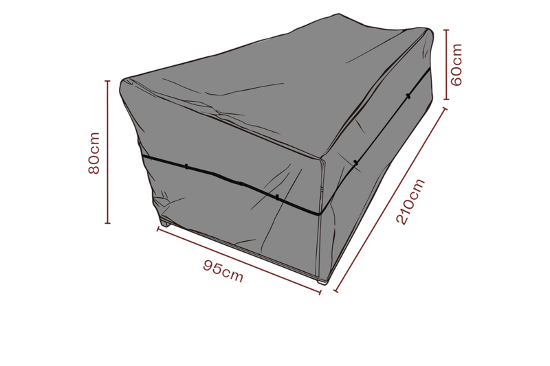 Furniture cover sofa Black - Breathable