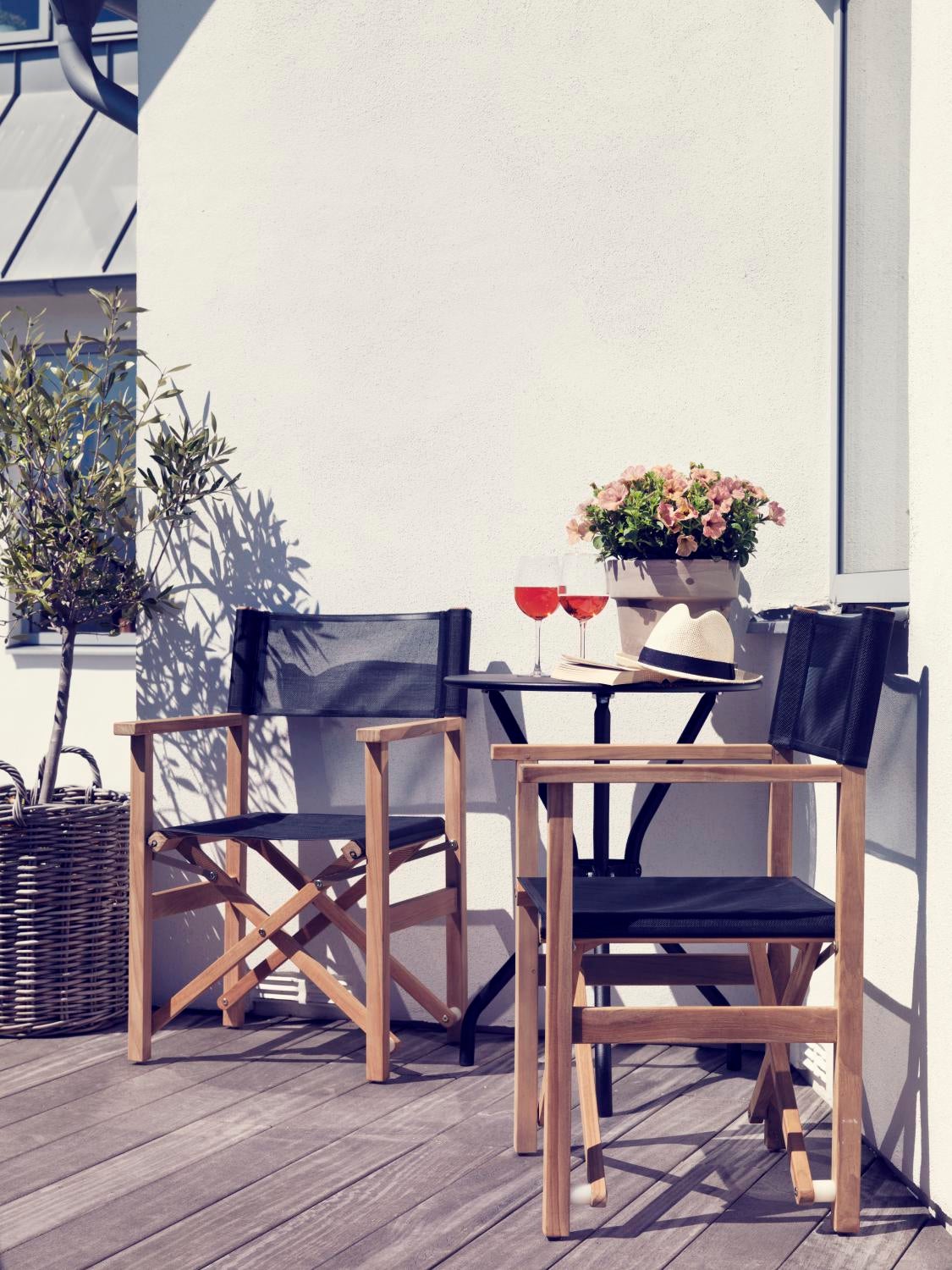 Drama armchair Natural colored/black