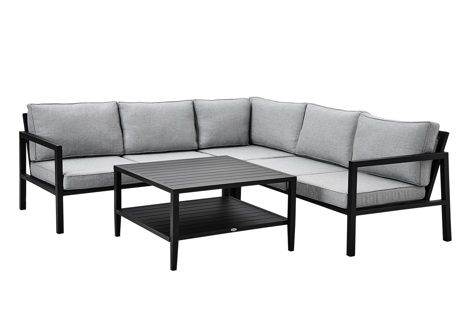Belfort corner sofa with table configurable