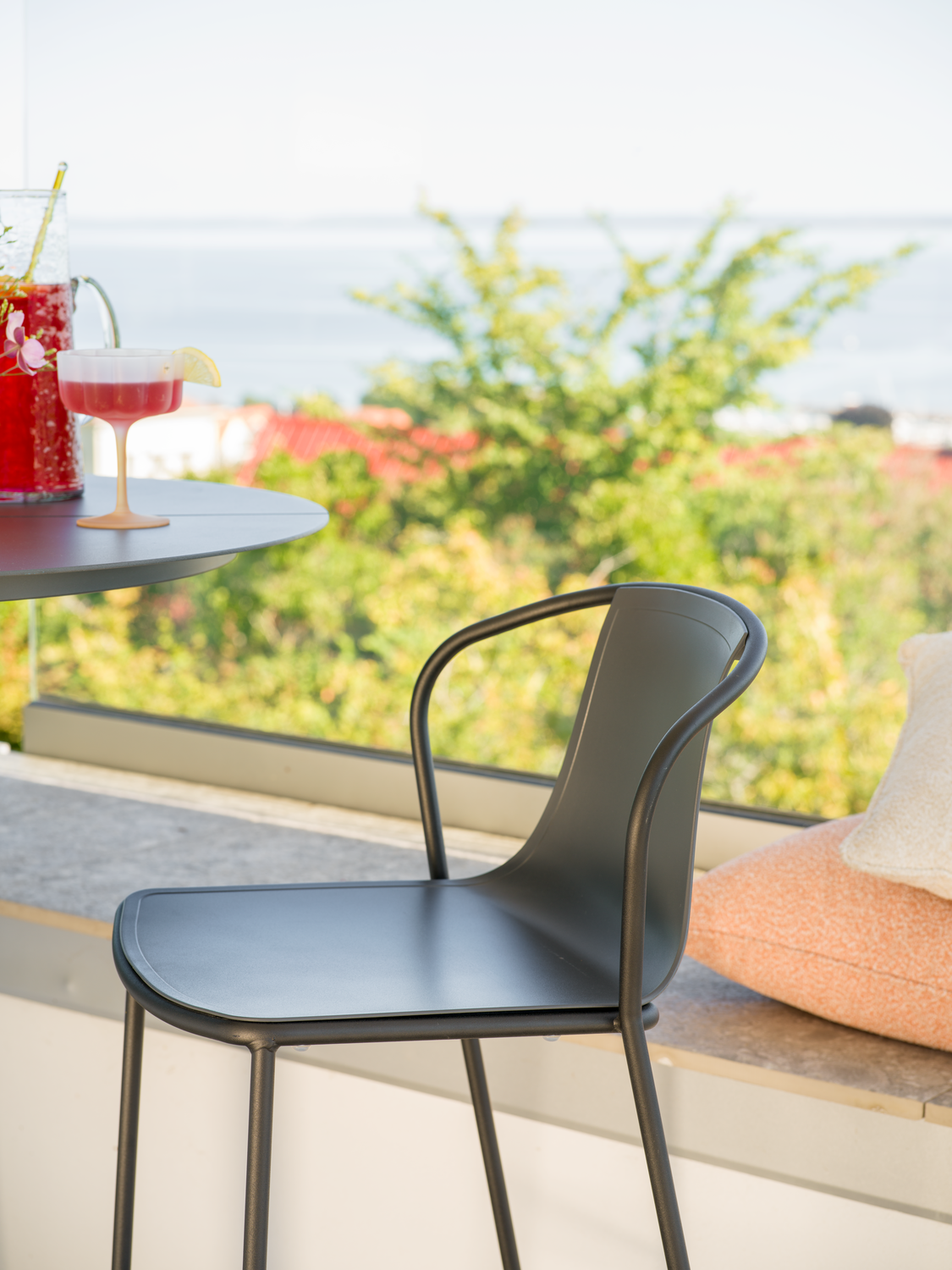 Kasia bar stool Black/black